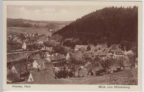 (66173) AK Altenau im Oberharz, Blick vom Mühlenberg vor 1945