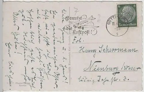 (65915) AK Göttingen, Theater, 1941