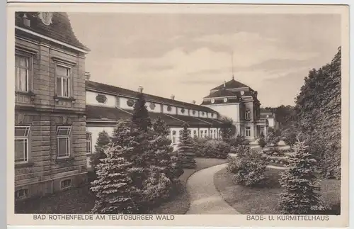 (60106) AK Bad Rothenfelde, Bade- und Kurmittelhaus, vor 1945