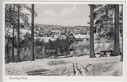 (57459) AK Braunlage, Harz, Panorama, vor 1945