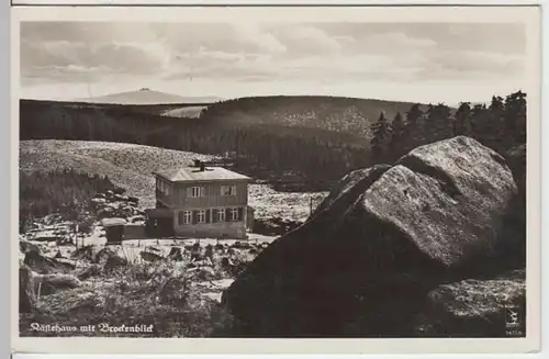 (5792) Foto AK Bad Harzburg, Kästehaus, Brocken 1938