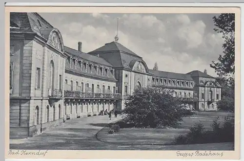 (56271) AK Bad Nenndorf, Großes Badehaus, vor 1945