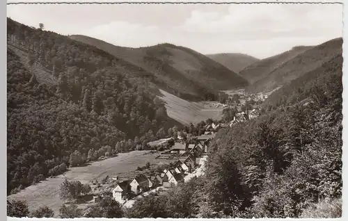 (54501) Foto AK Sieber am Harz, Gesamtansicht, nach 1945