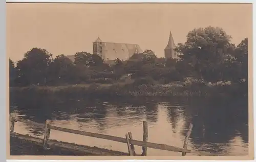 (53007) Foto AK Verden (Aller), Blick auf Dom und Kirche, 1924