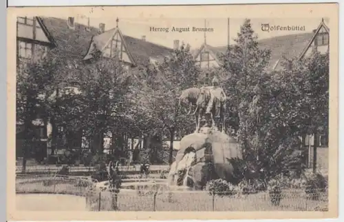 (4982) AK Wolfenbüttel, Niedersachsen, Herzog August Brunnen 1914