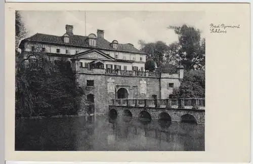 (4945) AK Bad Pyrmont, Schloss 1935