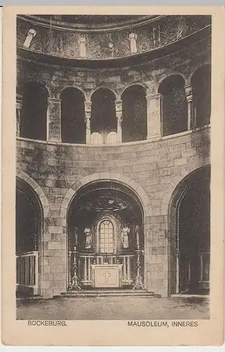 (42697) AK Bückeburg, Mausoleum, Inneres, vor 1945