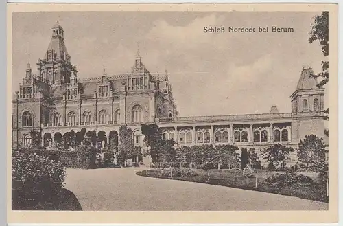 (38030) AK Schloss Nordeck bei Berum (Hage), vor 1945