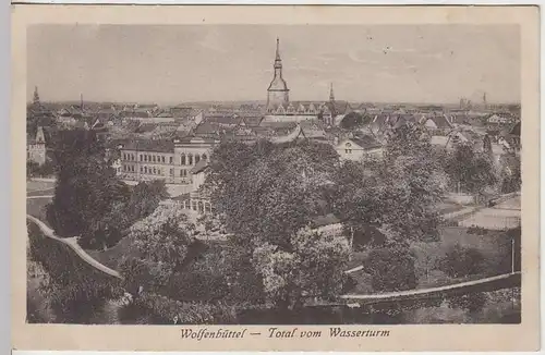 (35329) AK Wolfenbüttel, Totale v. Wasserturm, 1919