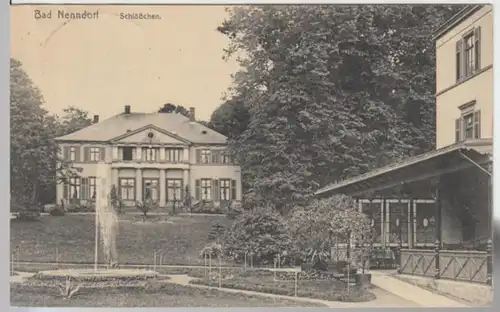 (3391) AK Bad Nenndorf, Schlösschen, Bahnpost 1909