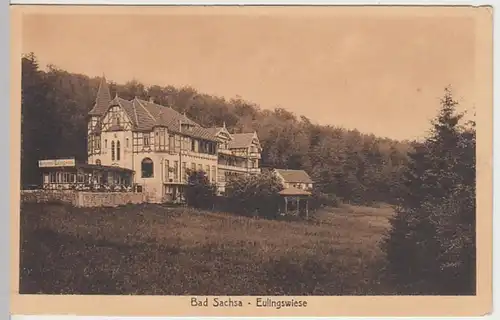 (24196) AK Bad Sachsa, Berghotel Eulingswiese, vor 1945