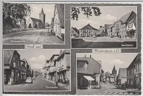 (23126) AK Westerstede, Mehrbildkarte, nach 1945