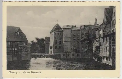 (21709) AK Lüneburg, Abtsmühle 1938