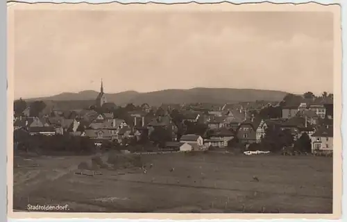 (21402) Foto AK Stadtoldendorf, Panorama 1936