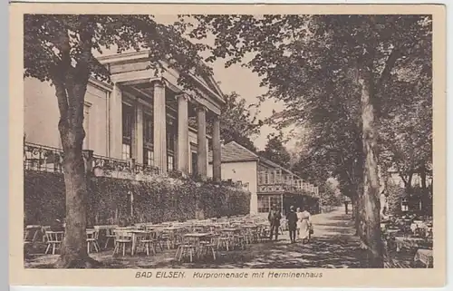 (21183) AK Bad Eilsen, Herminenhaus, Kurpromenade, vor 1945