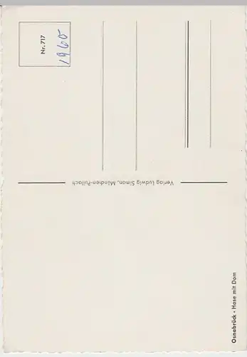 (19534) AK Osnabrück, Dom 1960