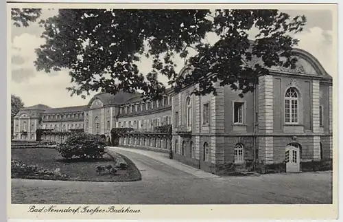 (19179) AK Bad Nenndorf, Großes Badehaus, vor 1945