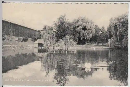 (16971) AK Bad Rothenfelde, Kahnteich mit Saline, 1964