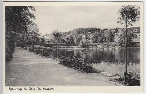 (15640) AK Braunlage, Kurpark 1954