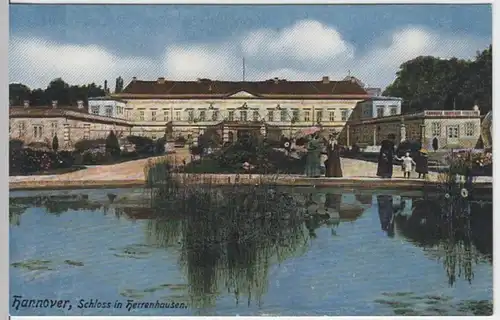 (14756) AK Herrenhausen, Hannover, Schloss, vor 1945