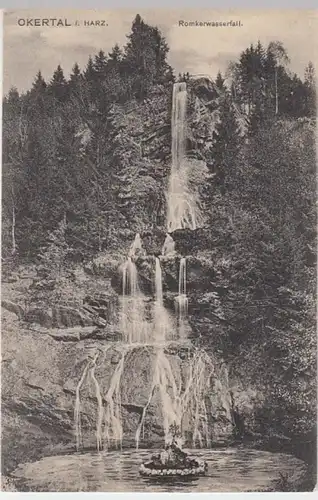 (14758) AK Okertal, Harz, Romkerwasserfall, vor 1945