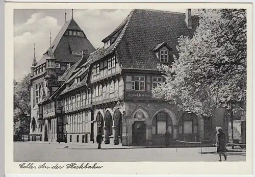 (12289) AK Celle, an der Stechbahn, vor 1945