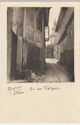 (12067) Foto AK Rinteln, Wallgasse, gelaufen 1954