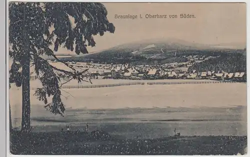 (115808) AK Braunlage, Totale von Süden 1910er