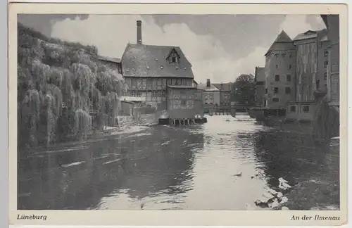 (115543) AK Lüneburg, Partie an der Illmenau 1939