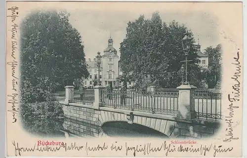 (115490) AK Bückeburg, Schlossbrücke 1900