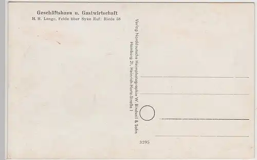 (115341) AK Felde (Riede), Gastwirtschaft H.H. Riede 1940er