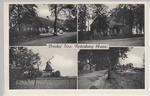 (115102) AK Brockel, Mehrbildkarte 1950/60er