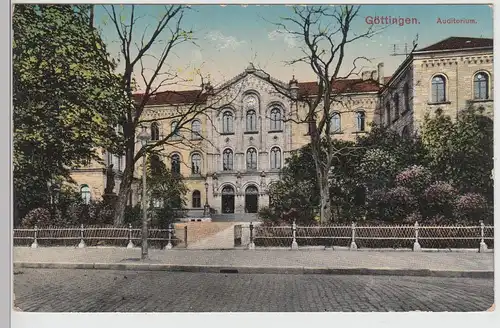 (114069) AK Göttingen, Auditorium, Feldpost 1917