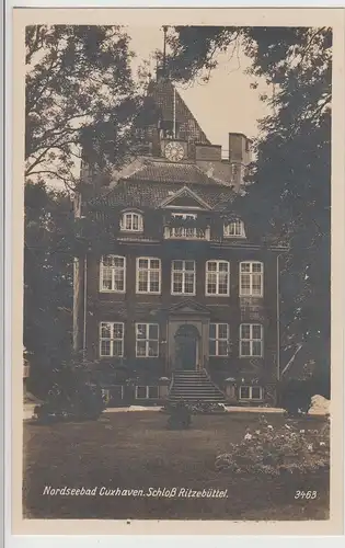 (113625) Foto AK Cuxhaven, Schloss Ritzebüttel, vor 1945