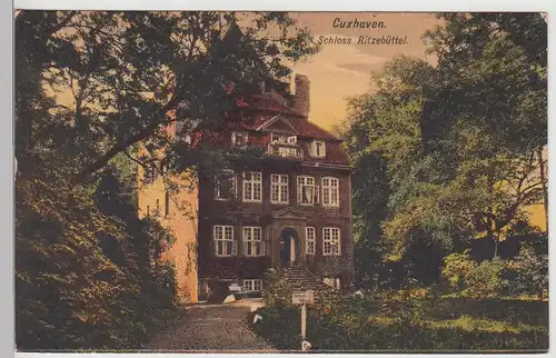 (113622) AK Cuxhaven, Schloss Ritzebüttel, vor 1945