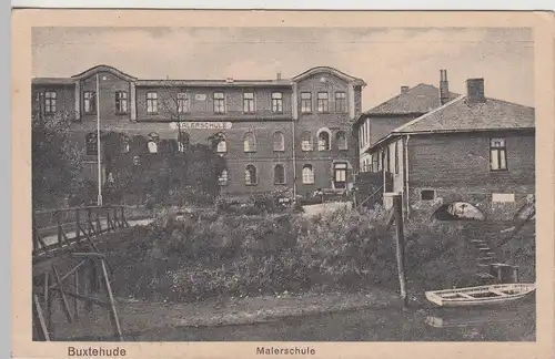 (113366) AK Buxtehude, Malerschule, vor 1945