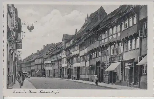 (112863) AK Einbeck, Tiedexerstraße 1940er