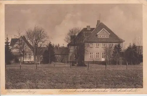 (112741) AK Niedersächsisch lutherische Volkshochschule Hermannsburg 1927