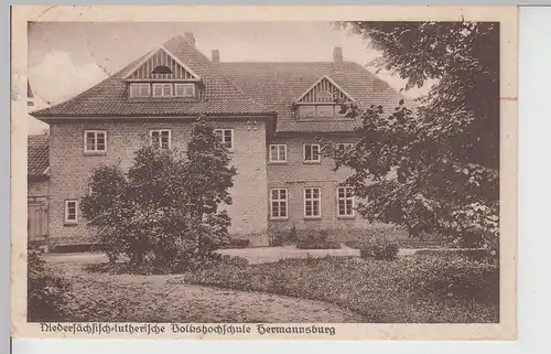 (112740) AK Niedersächsisch lutherische Volkshochschule Hermannsburg 1928
