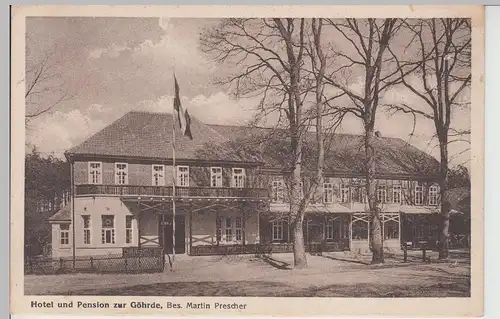 (112619) AK Göhrde, Hotel und Pension zur Göhrde 1929
