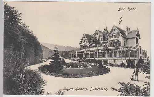 (112483) AK Buntenbock, Clausthal-Zellerfeld, Harz, Meyers Kurhaus 1911