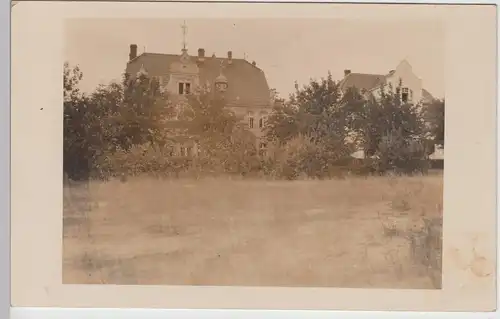 (112132) Foto AK Gebäude mit Ziergiebel, Villa, geschrieben auf Borkum 1928