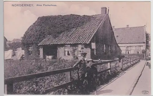(111984) AK Norderney, Altes Fischerhaus 1906