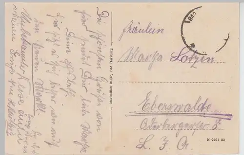 (111765) AK Bad Harzburg, Cafe Winuwuk, Elfenecke, vor 1945