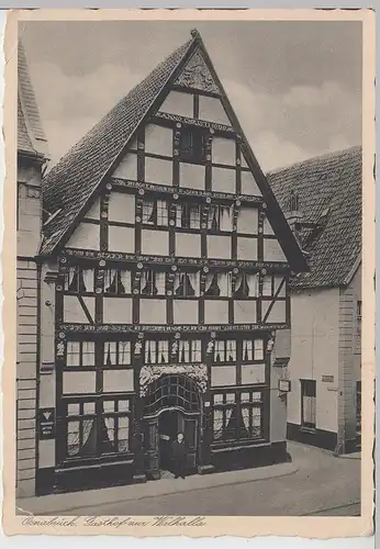(110756) AK Osnabrück, Gasthof zur Walhalla, vor 1945