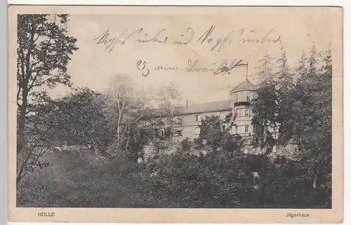 (110605) AK Holle, Jägerhaus, 1913