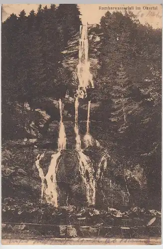 (110418) AK Okertal, Romkerwasserfall, 1926