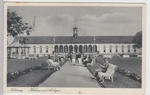 (110177) AK Norderney, Kurhaus und Anlagen 1938