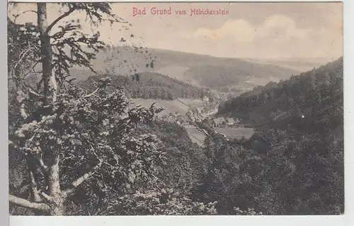 (110026) AK Bad Grund, Harz, Blick vom Hübichenstein 1912