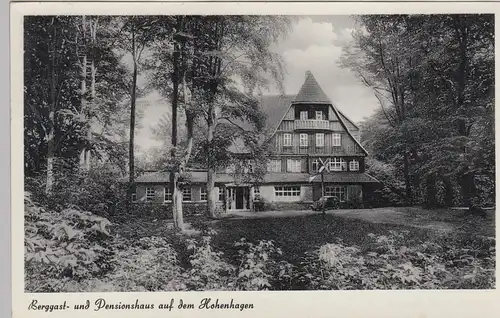 (109961) AK Berggasthaus Hoher Hagen, Dransfeld 1954